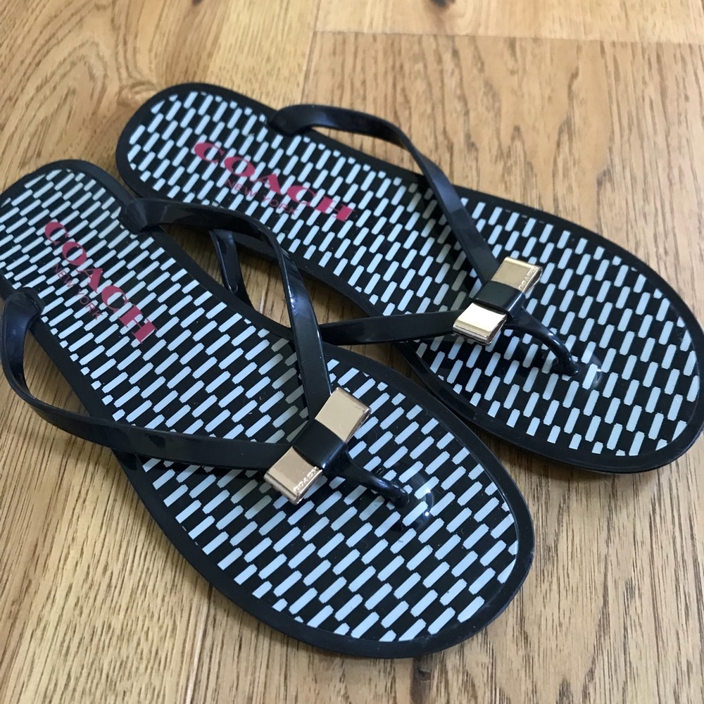 Coach Landon Jelly Flip flops